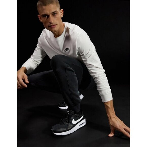 ⚡Nike Men's Black/White/Black Air Max SC Everyday Breathable Casual Sneakers - Picture 2 of 7
